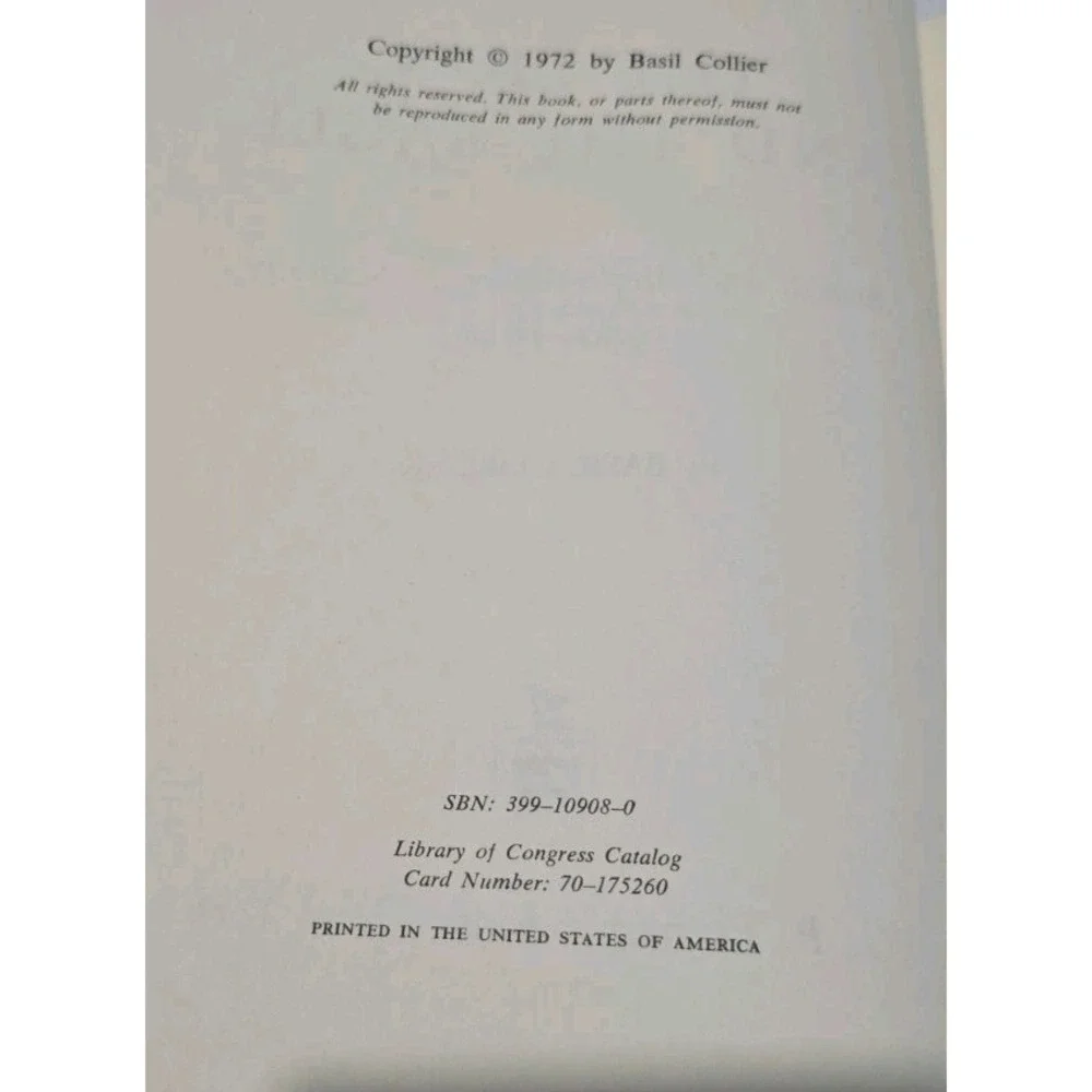 The Lion and the Eagle by Basil Collier HC First Edition  Very Good 1972